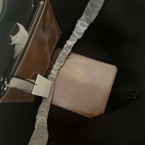 NWT Proenza Schouler White Label Sullivan bag coated canvas brown and black - Picture 5 of 16